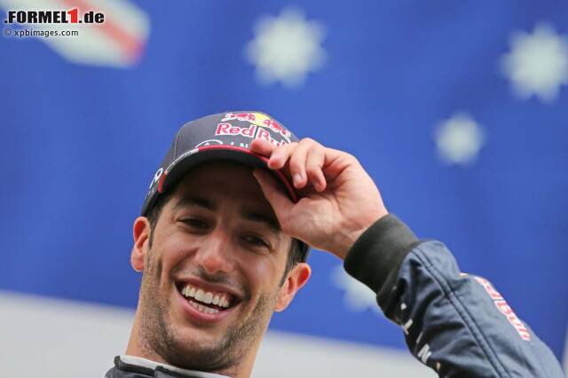 Foto zur News: Daniel Ricciardo lächelte in diesem Jahr schon sechsmal vom Siegerpodest