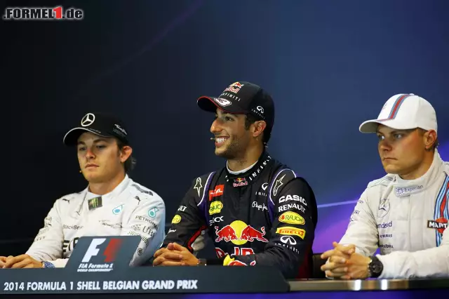 Foto zur News: Daniel Ricciardo profitierte vom ungestümen Verhalten Nico Rosbergs
