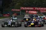 Foto zur News: Lewis Hamilton (Mercedes) und Sebastian Vettel (Red Bull)