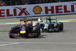 Gallerie: Sebastian Vettel (Red Bull), Nico Rosberg (Mercedes) und Valtteri Bottas (Williams)