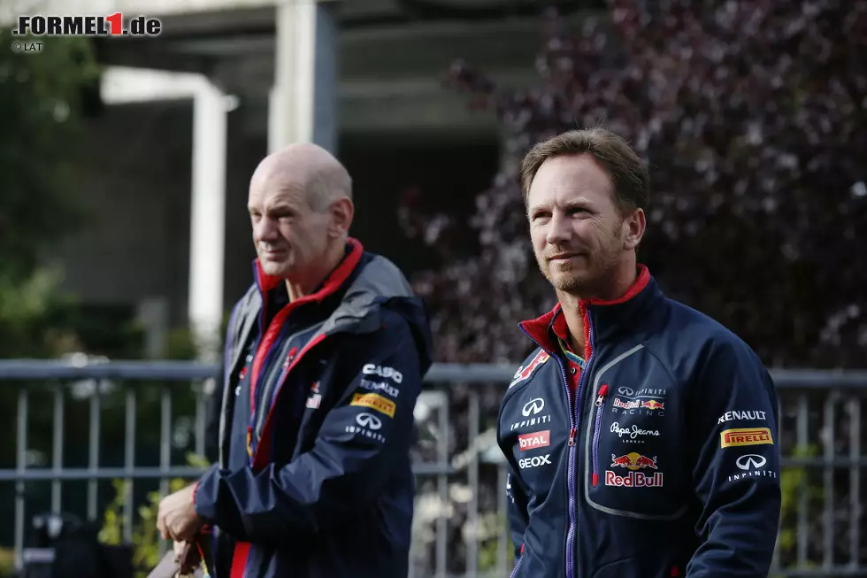 Foto zur News: Christian Horner und Adrian Newey