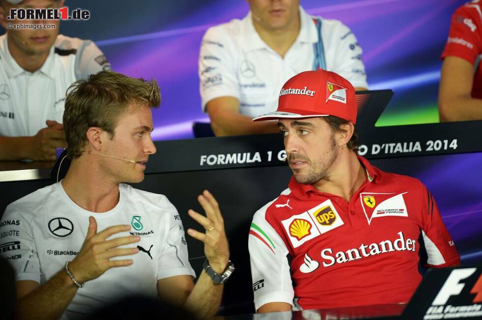 Foto zur News: Nico Rosberg und Fernando Alonso: Werden sie eines Tages Teamkollegen?