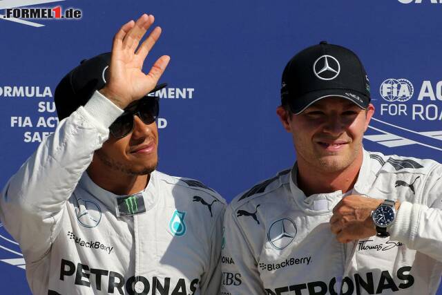 Foto zur News: WM-Spitzenreiter Nico Rosberg muss sich hinter seinem Teamkollegen anstellen: Startplatz zwei