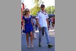 Foto zur News: Adrian Sutil (Sauber)  mit Freundin Jennifer Backs