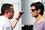 Gallerie: Eric Boullier und Mark Webber (Porsche)