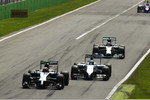 Gallerie: Kevin Magnussen (McLaren), Felipe Massa (Williams) und Lewis Hamilton (Mercedes)