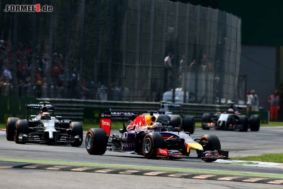 Foto zur News: Mehr als Platz sechs konnte Sebastian Vettel in Monza nicht verteidigen