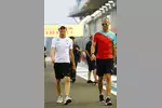 Foto zur News: Nico Rosberg (Mercedes) mit seinem Physio Daniel Schlösser