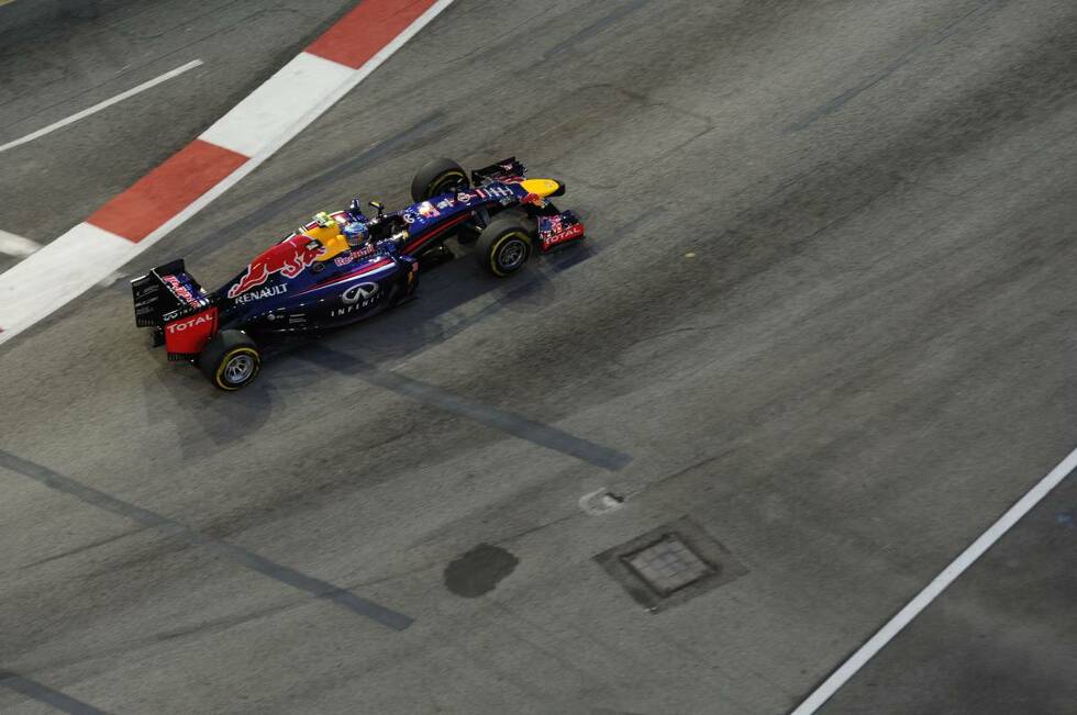 Foto zur News: Red Bull will Mercedes in Singapur angreifen - Daniel Ricciardo erwies sich als Dritter durchaus konkurrenzfähig.