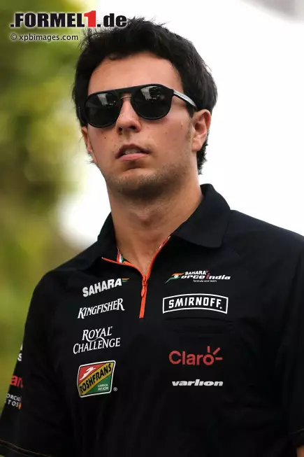 Foto zur News: Sergio Perez (Force India)