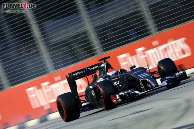 Foto zur News: Adrian Sutil hatte auch im Singapur-Qualifying wieder vorzeitig Feierabend