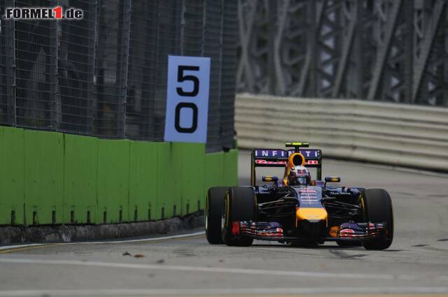 Foto zur News: Daniel Ricciardo präsentiert sich auch in Singapur in guter Form