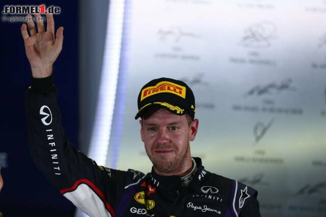 Foto zur News: Gezeichnet von der Anstrengung: Sebastian Vettel nach dem Rennen