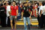 Foto zur News: Jules Bianchi (Marussia) und Pastor Maldonado (Lotus)