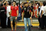 Foto zur News: Jules Bianchi (Marussia) und Pastor Maldonado (Lotus)