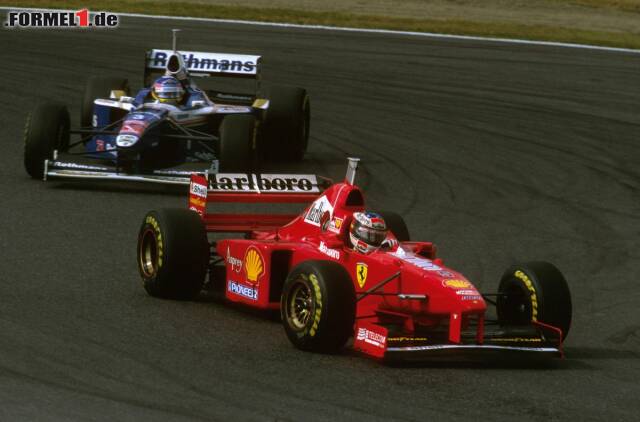 Foto zur News: Formel-1-Saison 1997: Michael Schumacher und Jacques Villeneuve kämpfen bis zum Finale in Jerez um den WM-Titel.