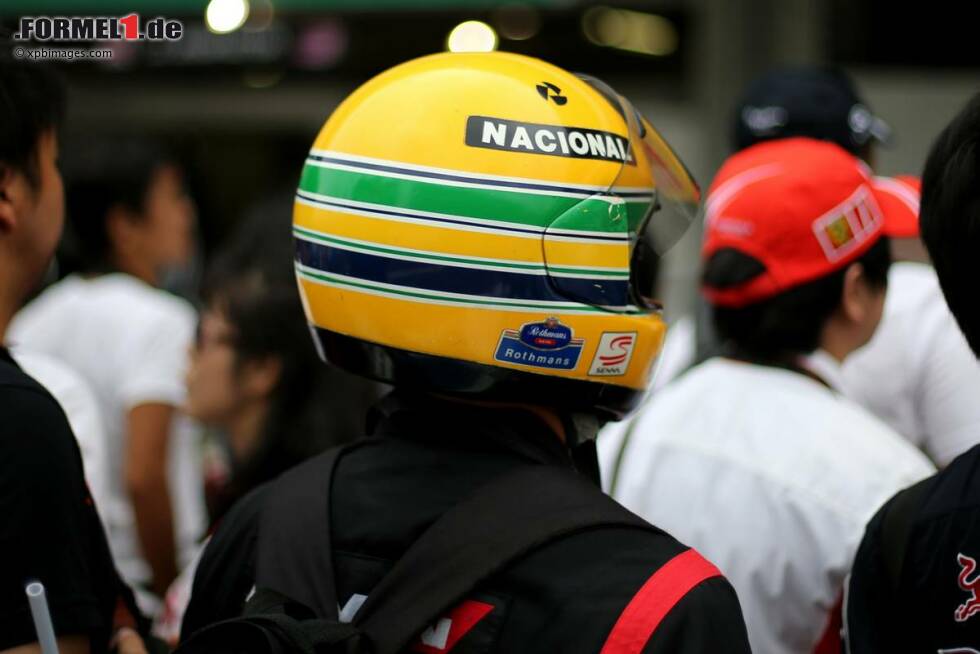 Foto zur News: Fan von Ayrton Senna
