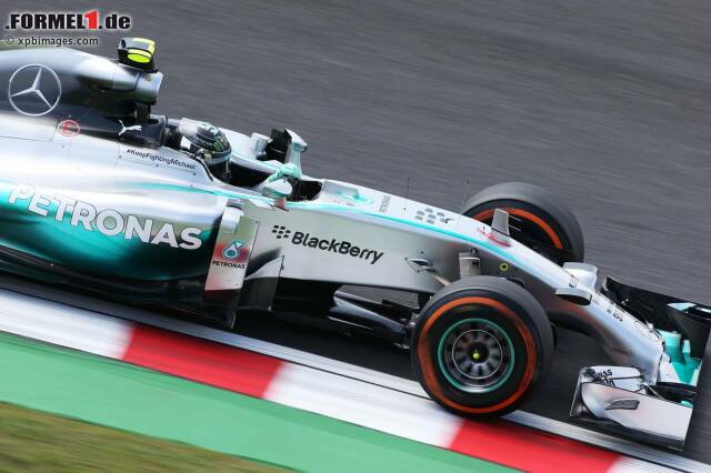 Foto zur News: ...Nico Rosberg. Insgesamt hinterließen die Mercedes einen extrem starken Eindruck, hatte doch...