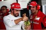 Foto zur News: Fernando Alonso (Ferrari) und Marc Gene