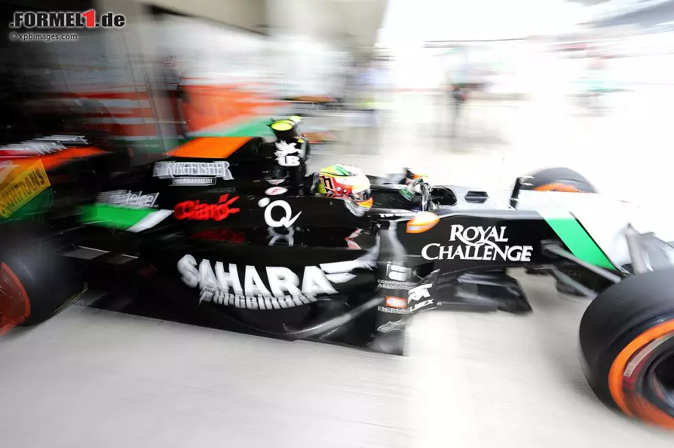 Foto zur News: Sergio Perez (Force India)