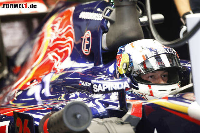 Foto zur News: Daniil Kwjat sitzt nur noch fünf Rennen im Cockpit eines Toro Rosso