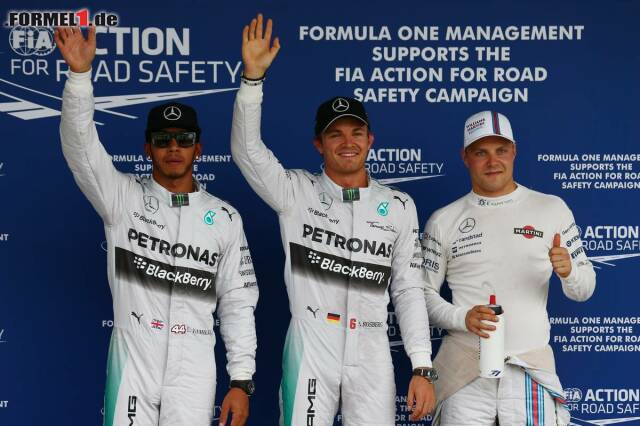 Foto zur News: Im Qualifying setzte sich Rosberg im Mercedes-Teamduell gegen Hamilton durch