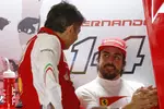 Foto zur News: Fernando Alonso (Ferrari) und Marco Mattiacci