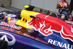 Foto zur News: Daniel Ricciardo (Red Bull) und Sebastian Vettel (Red Bull)