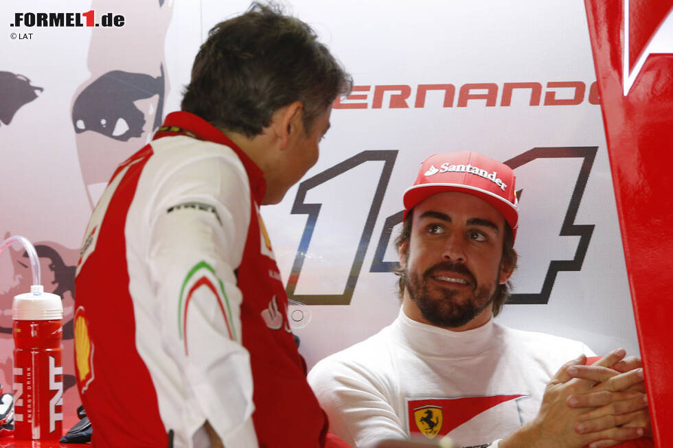 Foto zur News: Fernando Alonso (Ferrari) und Marco Mattiacci