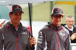 Foto zur News: Adrian Sutil (Sauber) und Esteban Gutierrez (Sauber)