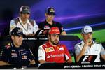Gallerie: Sebastian Vettel (Red Bull), Fernando Alonso (Ferrari) und Jenson Button (McLaren)