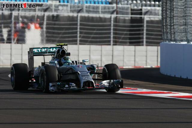 Foto zur News: Mercedes kämpfte wie die meisten Teams in Sotschi mit der Reifentemperatur