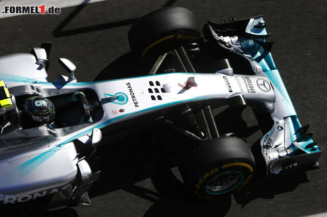 Foto zur News: Nico Rosberg (Mercedes AMG Petronas Formula One Team) war bisher das ganze Wochenende einen Tick langsamer als Hamilton, im Zeitenfahren waren es 0,2 Sekunden.