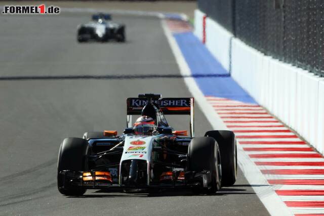 Foto zur News: Bei Force India lief auch im Rennen von Sotschi nicht viel zusammen