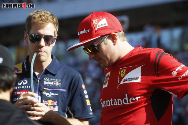 Foto zur News: Sebastian Vettel und Kimi Räikkönen verstehen sich abseits der Strecke gut