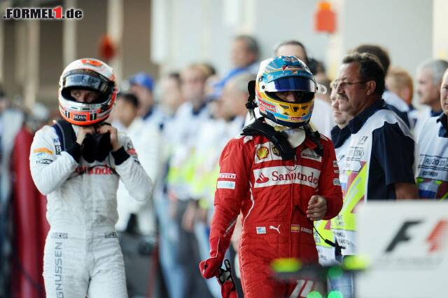 Foto zur News: Kevin Magnussen und Fernando Alonso - 2015 Teamkollegen?