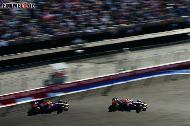 Foto zur News: Keine Bedrohung: Red Bull fuhr in Sotschi ein einsames Rennen