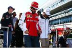 Foto zur News: Fernando Alonso (Ferrari) und Felipe Massa (Williams)
