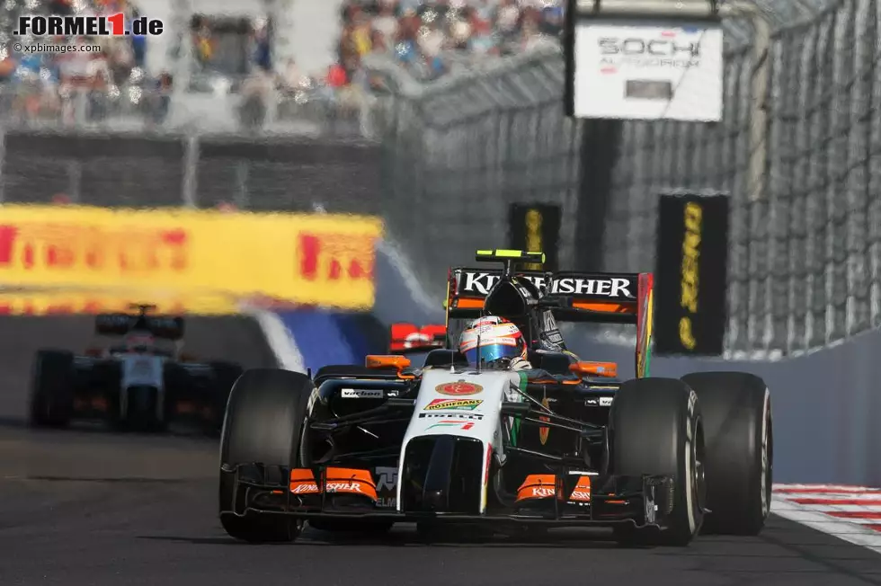 Foto zur News: Sergio Perez (Force India)