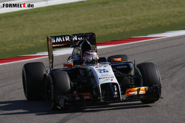 Foto zur News: Fehler und technisches Pech: Force India bleibt in Austin ohne Punkte