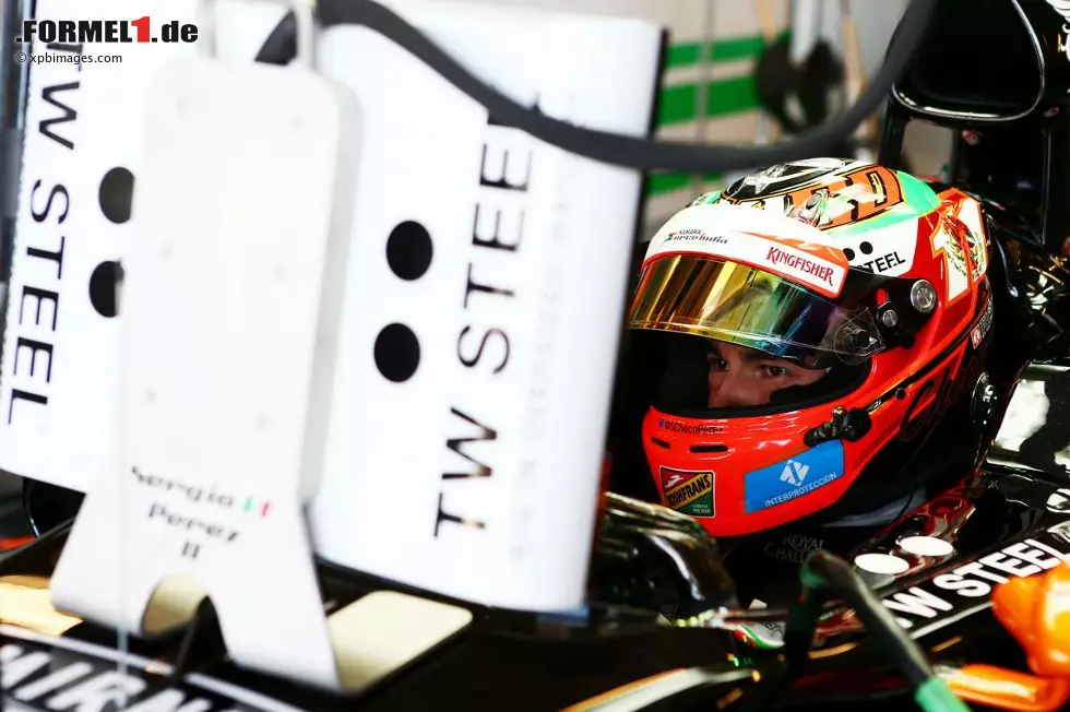 Foto zur News: Sergio Perez (Force India)