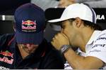 Foto zur News: Jean-Eric Vergne (Toro Rosso) und Felipe Massa (Williams)