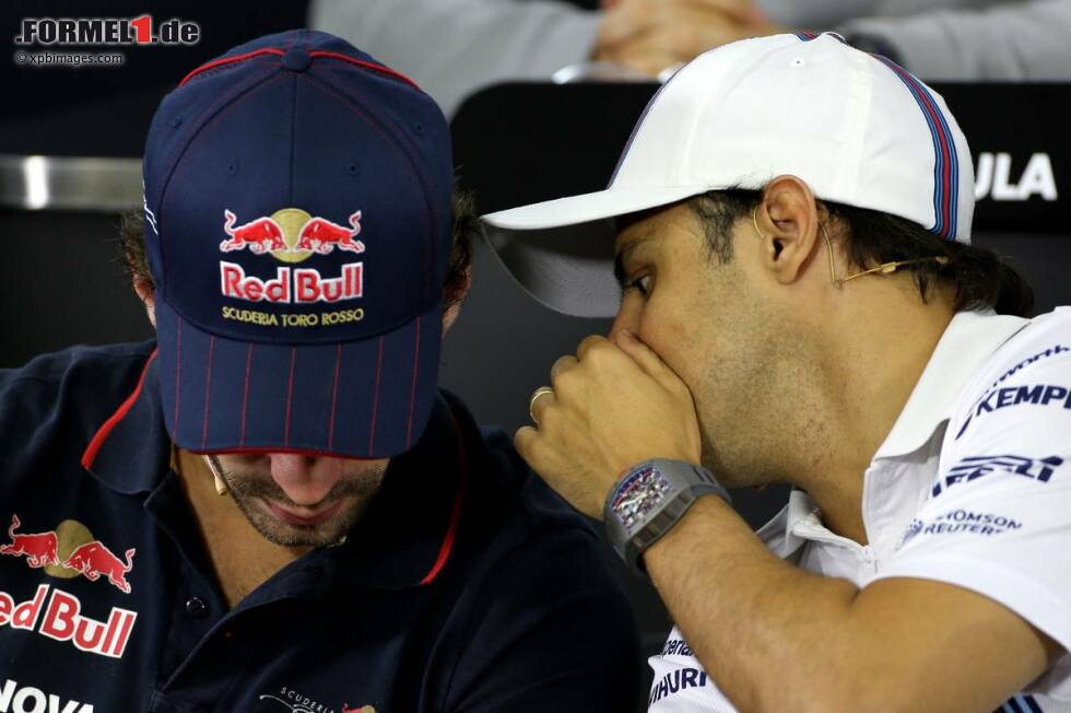 Foto zur News: Jean-Eric Vergne (Toro Rosso) und Felipe Massa (Williams)