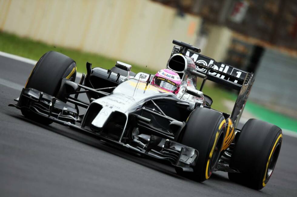 Foto zur News: Sonst nicht als Brasilien-Spezialist bekannt: McLaren-Pilot Jenson Button im MP4-29