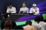Gallerie: Felipe Massa (Williams), Nico Rosberg (Mercedes) und Lewis Hamilton (Mercedes)