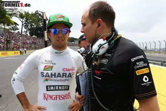 Foto zur News: Sergio Perez (Force India)