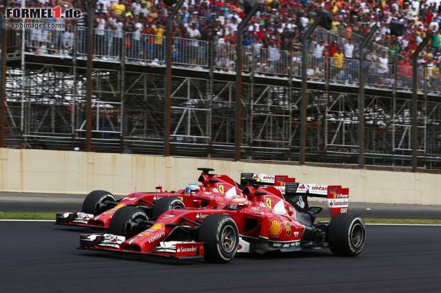 Foto zur News: Enges Ferrari-Duell um Platz sechs, das Alonso schließlich für sich entschied