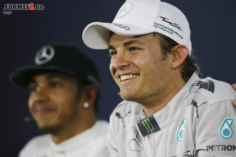 Foto zur News: Nico Rosberg (Mercedes) und Lewis Hamilton (Mercedes)