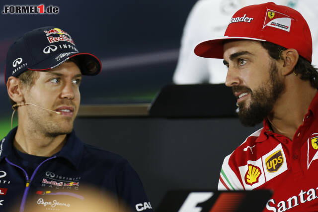 Foto zur News: Sebastian Vettel und Fernando Alonso