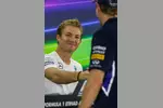 Foto zur News: Nico Rosberg (Mercedes) und Sebastian Vettel (Red Bull)